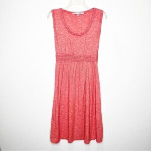 Coral Sleeveless Dress